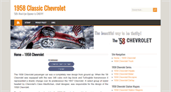 Desktop Screenshot of 58classicchevy.com