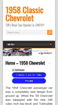 Mobile Screenshot of 58classicchevy.com
